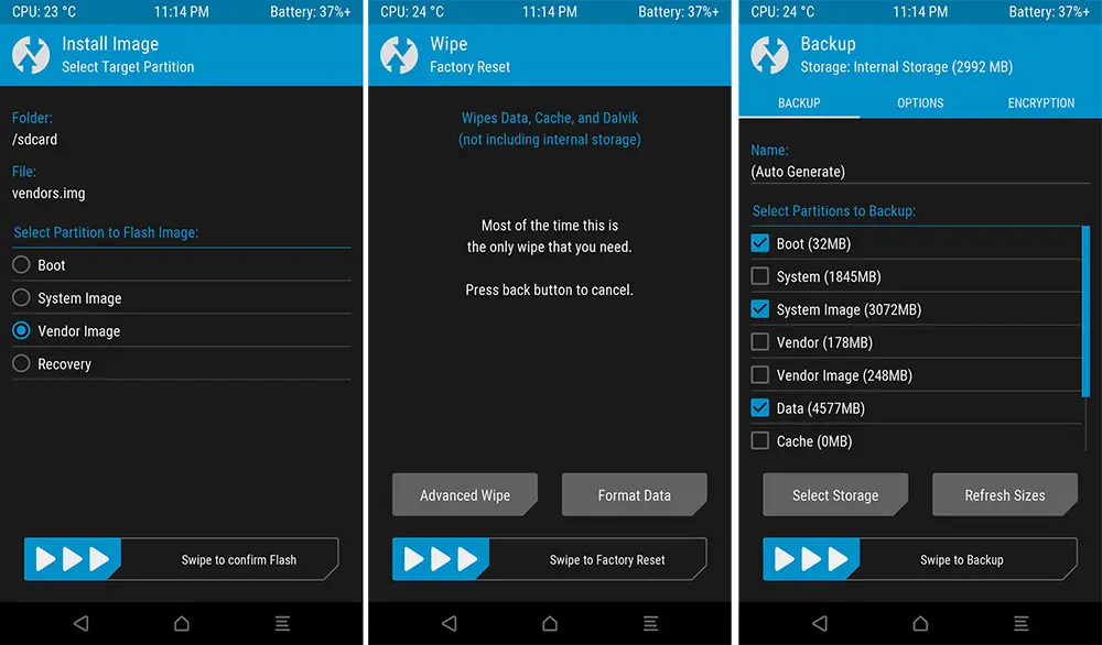 نصب twrp